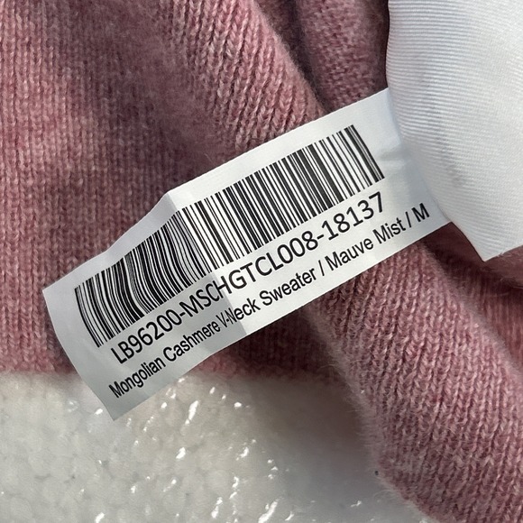 Quince 100% Mongolian Cashmere Sweater Women's Size Medium Pink V-Neck Pullover - Picture 10 of 13